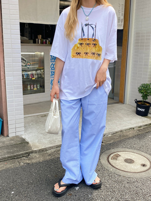ribbon cake tee | SL2241601 | ホワイト