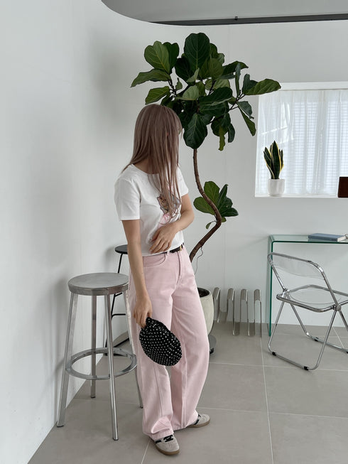 キャットリボンTシャツ | SL2252606 | ホワイト