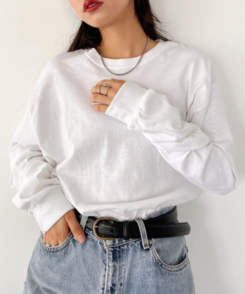 GILDAN(ギルダン) /ベーシック ロングスリーブ Tシャツ コットン ビッグシルエット オーバーサイズ サイズカラバリ豊富 長袖 ロンT 6.0オンス | 2193062 | ホワイト