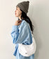 THE NORTH FACE(ザ・ノースフェイス)/ミニ 軽量 シャーリング ホーボーバッグ ショルダーバッグ/BONNEY SR 2WAY TOTE MINI | IM1261050 | ホワイト