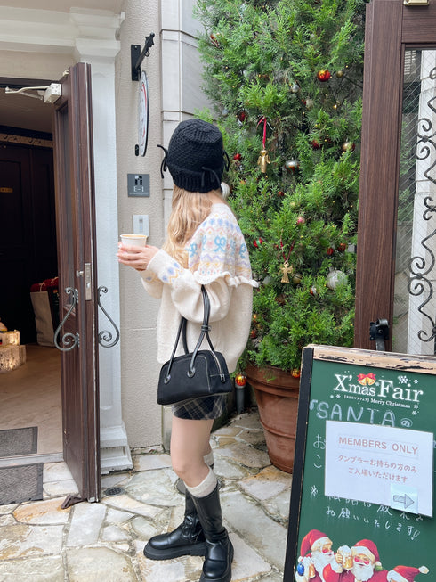 lovely ribbon frill cardigan | SL2243639 | アイボリー