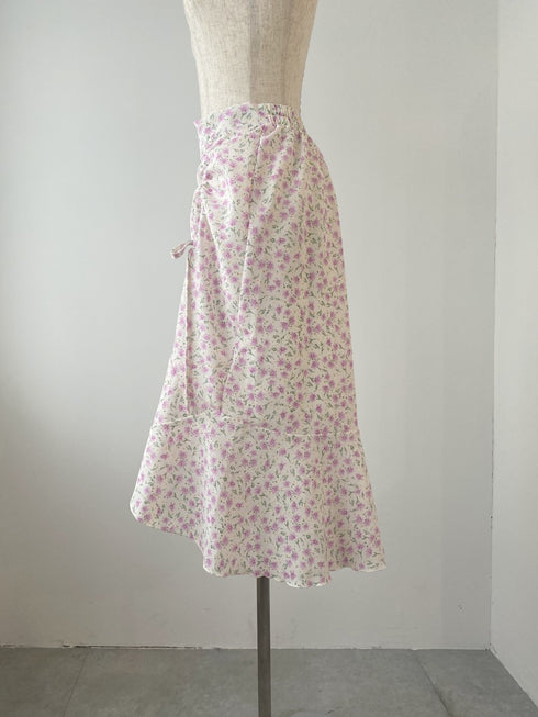 小花柄サイドドロストスカート | SL2242674 | パープル