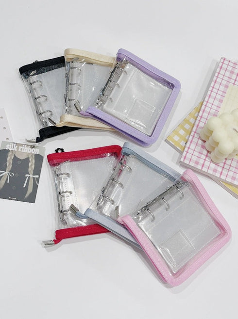 6色クリアラメカードホルダー(A8) | WO4241609 | ブラック