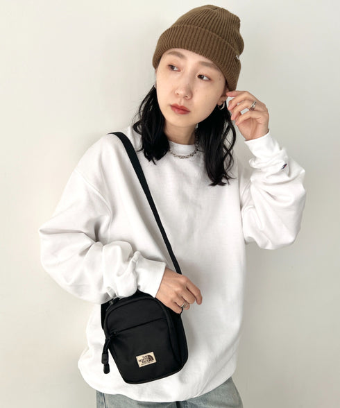THE NORTH FACE(ザ・ノースフェイス)/長さ調整可能 軽量 ワンポイント ショルダー クロス ミニバッグ/STANDARD CROSS BAG S | IM1254073 | ブラック