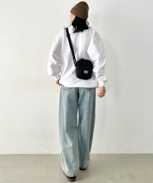 THE NORTH FACE(ザ・ノースフェイス)/長さ調整可能 軽量 ワンポイント ショルダー クロス ミニバッグ/STANDARD CROSS BAG S | IM1254073 | ブラック