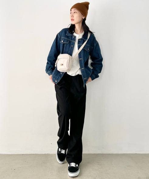 THE NORTH FACE(ザ・ノースフェイス)/長さ調整可能 軽量 ワンポイント ショルダー クロス ミニバッグ/STANDARD CROSS BAG S | IM1254073 | クリーム