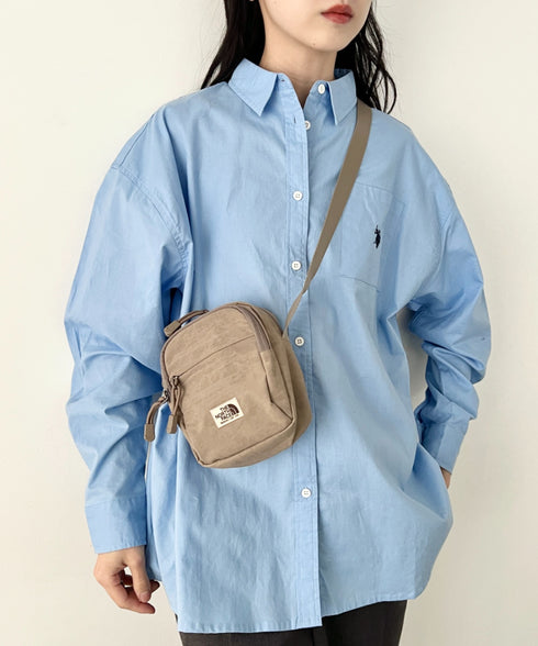 THE NORTH FACE(ザ・ノースフェイス)/長さ調整可能 軽量 ワンポイント ショルダー クロス ミニバッグ/STANDARD CROSS BAG S | IM1254073 | ブラウン