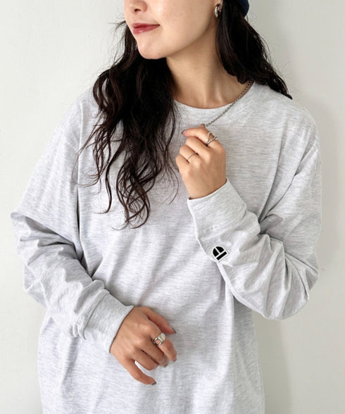 NEWTRAL(ニュートラル)/210 5.6oz Standard Emblem LS T/サイズ展開多数 コットン 無地 ロンT Tシャツ 長袖 カットソー | NT2009010 | アッシュグレー