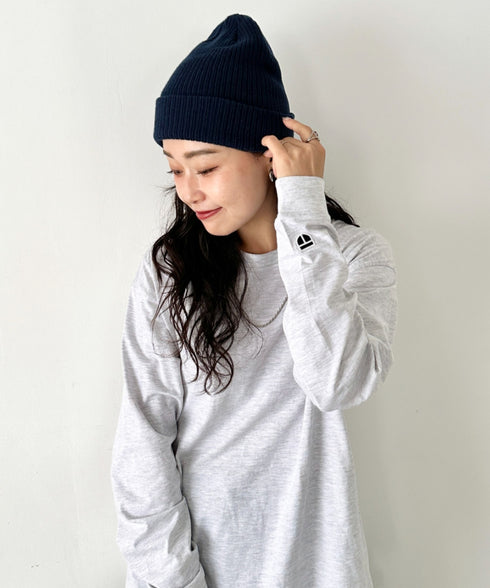 NEWTRAL(ニュートラル)/210 5.6oz Standard Emblem LS T/サイズ展開多数 コットン 無地 ロンT Tシャツ 長袖 カットソー | NT2009010 | アッシュグレー