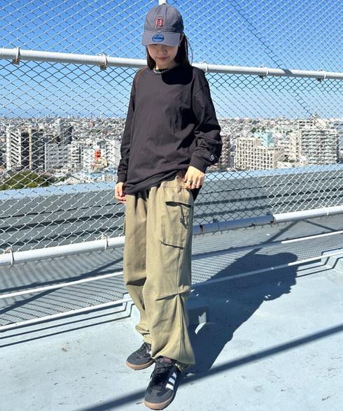 NEWTRAL(ニュートラル)/210 5.6oz Standard Emblem LS T/サイズ展開多数 コットン 無地 ロンT Tシャツ 長袖 カットソー | NT2009010 | ブラック