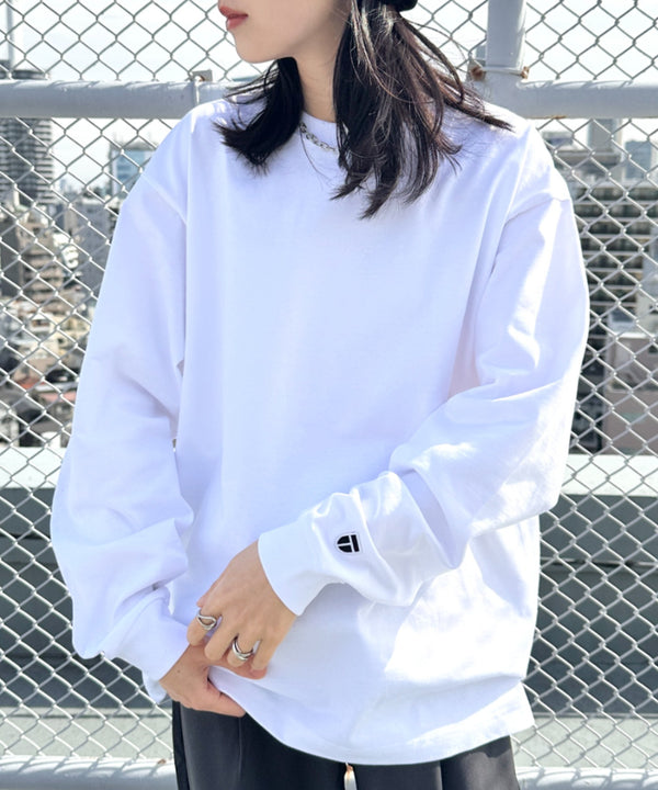 NEWTRAL(ニュートラル)/212 9.8oz Super Heavy Emblem LS T/サイズ展開多数 コットン 無地 スーパーヘビーロンT | NT2009012 | ホワイト