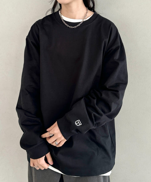 NEWTRAL(ニュートラル)/212 9.8oz Super Heavy Emblem LS T/サイズ展開多数 コットン 無地 スーパーヘビーロンT | NT2009012 | ブラック