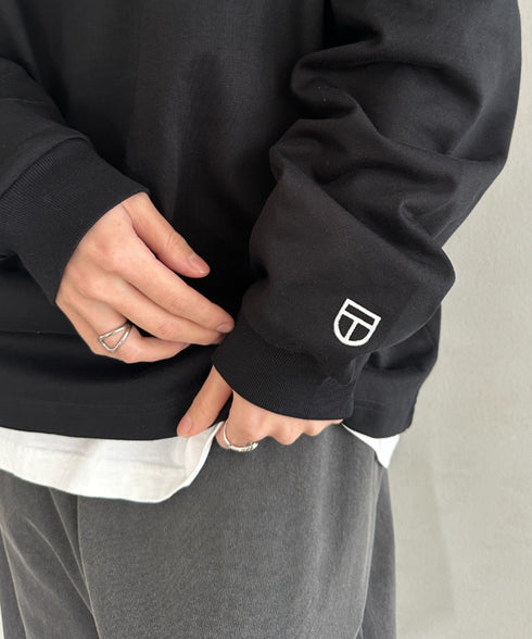 NEWTRAL(ニュートラル)/212 9.8oz Super Heavy Emblem LS T/サイズ展開多数 コットン 無地 スーパーヘビーロンT | NT2009012 | ブラック