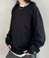 NEWTRAL(ニュートラル)/212 9.8oz Super Heavy Emblem LS T/サイズ展開多数 コットン 無地 スーパーヘビーロンT | NT2009012 | ブラック