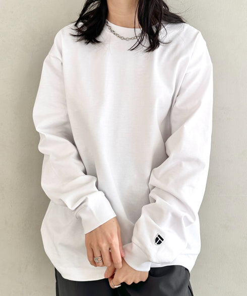 NEWTRAL(ニュートラル)/212 9.8oz Super Heavy Emblem LS T/サイズ展開多数 コットン 無地 スーパーヘビーロンT | NT2009012 | ホワイト