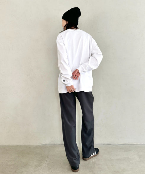 NEWTRAL(ニュートラル)/212 9.8oz Super Heavy Emblem LS T/サイズ展開多数 コットン 無地 スーパーヘビーロンT | NT2009012 | ホワイト