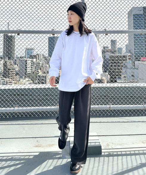 NEWTRAL(ニュートラル)/212 9.8oz Super Heavy Emblem LS T/サイズ展開多数 コットン 無地 スーパーヘビーロンT | NT2009012 | ホワイト