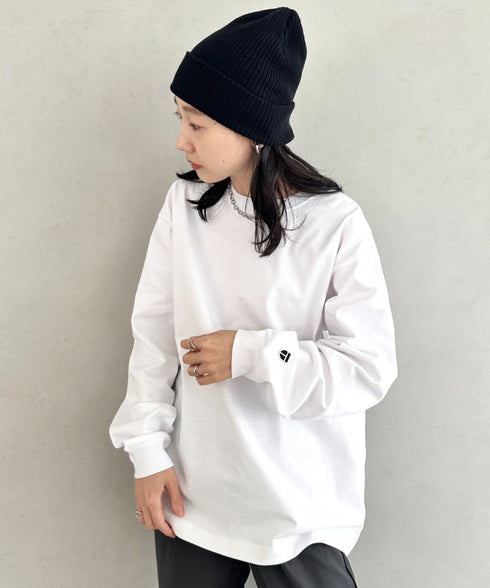 NEWTRAL(ニュートラル)/212 9.8oz Super Heavy Emblem LS T/サイズ展開多数 コットン 無地 スーパーヘビーロンT | NT2009012 | ホワイト