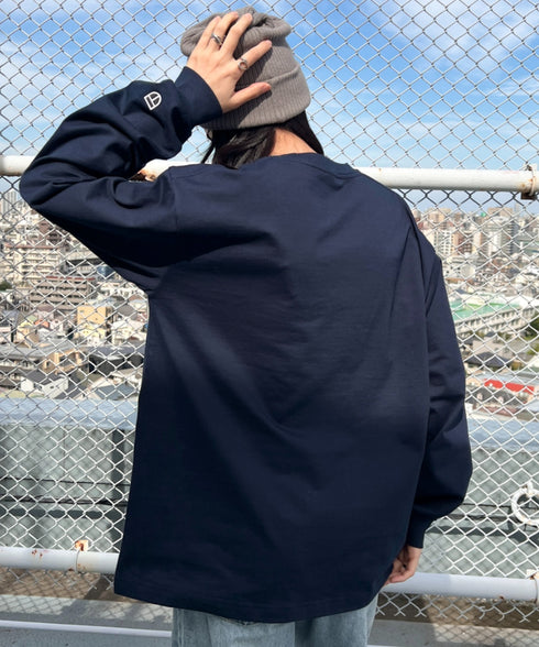 NEWTRAL(ニュートラル)/212 9.8oz Super Heavy Emblem LS T/サイズ展開多数 コットン 無地 スーパーヘビーロンT | NT2009012 | ネイビー