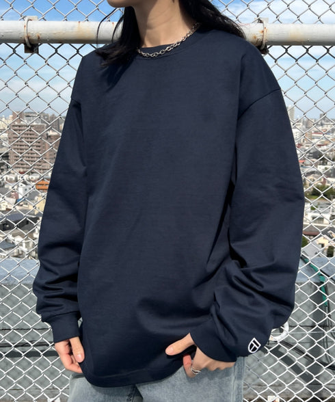 NEWTRAL(ニュートラル)/212 9.8oz Super Heavy Emblem LS T/サイズ展開多数 コットン 無地 スーパーヘビーロンT | NT2009012 | ネイビー