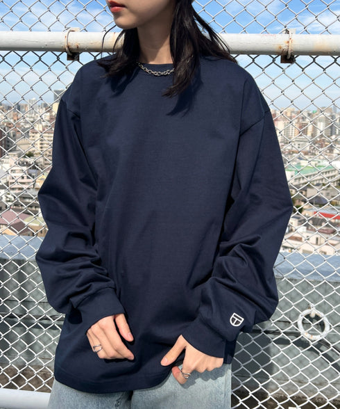NEWTRAL(ニュートラル)/212 9.8oz Super Heavy Emblem LS T/サイズ展開多数 コットン 無地 スーパーヘビーロンT | NT2009012 | ネイビー