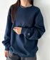 NEWTRAL(ニュートラル)/214 11.2oz Standard Emblem CN Sweat/サイズ展開多数 長袖 トップス プルオーバー スウェット | NT2009014 | ネイビー