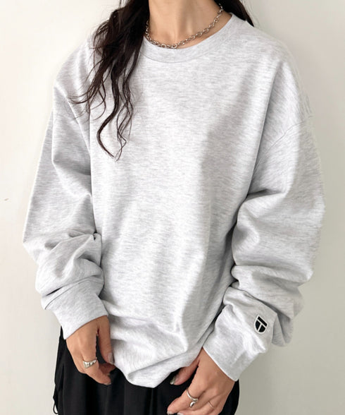 NEWTRAL(ニュートラル)/214 11.2oz Standard Emblem CN Sweat/サイズ展開多数 長袖 トップス プルオーバー スウェット | NT2009014 | アッシュグレー