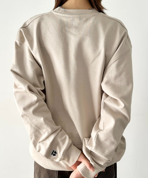 NEWTRAL(ニュートラル)/214 11.2oz Standard Emblem CN Sweat/サイズ展開多数 長袖 トップス プルオーバー スウェット | NT2009014 | サンドベージュ