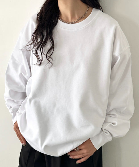 NEWTRAL(ニュートラル)/214 11.2oz Standard Emblem CN Sweat/サイズ展開多数 長袖 トップス プルオーバー スウェット | NT2009014 | ホワイト