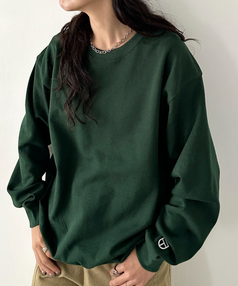 NEWTRAL(ニュートラル)/214 11.2oz Standard Emblem CN Sweat/サイズ展開多数 長袖 トップス プルオーバー スウェット | NT2009014 | ダークグリーン