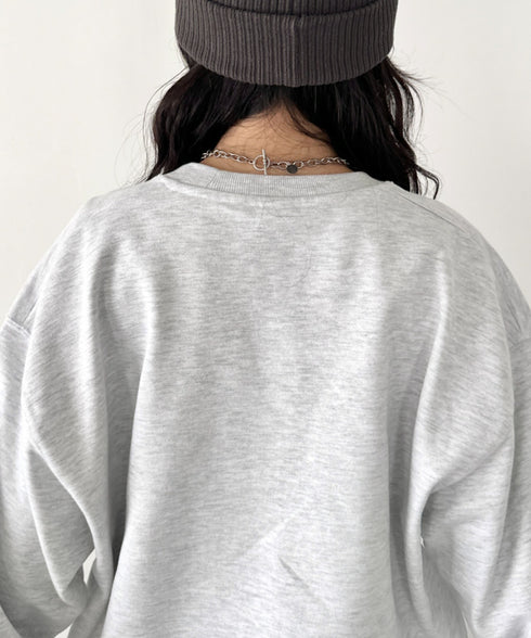 NEWTRAL(ニュートラル)/214 11.2oz Standard Emblem CN Sweat/サイズ展開多数 長袖 トップス プルオーバー スウェット | NT2009014 | アッシュグレー