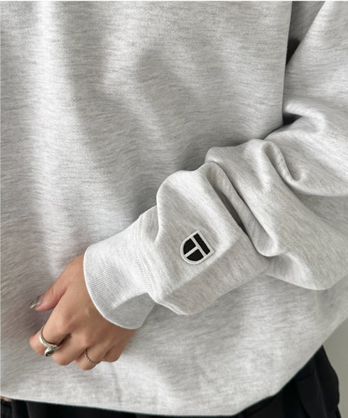 NEWTRAL(ニュートラル)/214 11.2oz Standard Emblem CN Sweat/サイズ展開多数 長袖 トップス プルオーバー スウェット | NT2009014 | アッシュグレー