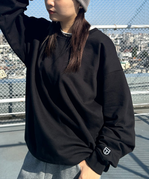 NEWTRAL(ニュートラル)/214 11.2oz Standard Emblem CN Sweat/サイズ展開多数 長袖 トップス プルオーバー スウェット | NT2009014 | ブラック