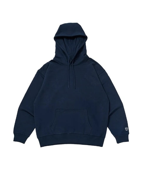 NEWTRAL(ニュートラル)/216 11.2oz Standard Emblem PO Hoodie/オーバーサイズ 裏毛 起毛なし 無地 ワッペン ワンポイント スウェット パーカー フーディー | NT2009016 | ネイビー