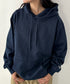 NEWTRAL(ニュートラル)/216 11.2oz Standard Emblem PO Hoodie/オーバーサイズ 裏毛 起毛なし 無地 ワッペン ワンポイント スウェット パーカー フーディー | NT2009016 | ネイビー