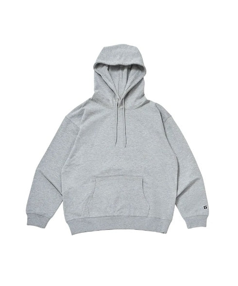 NEWTRAL(ニュートラル)/216 11.2oz Standard Emblem PO Hoodie/オーバーサイズ 裏毛 起毛なし 無地 ワッペン ワンポイント スウェット パーカー フーディー | NT2009016 | グレー