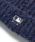 MLB KOREA(エムエルビーコリア)/猫耳 ねこ耳ビーニー 耳付き ロゴパッチ ワッペン ビーニー ニット帽/Plush Miyaong Beanie | AT5254072 | ネイビー