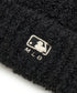 MLB KOREA(エムエルビーコリア)/猫耳 ねこ耳ビーニー 耳付き ロゴパッチ ワッペン ビーニー ニット帽/Plush Miyaong Beanie | AT5254072 | ブラック