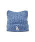 MLB KOREA(エムエルビーコリア)/猫耳 ねこ耳ビーニー 耳付き ロゴパッチ ワッペン ビーニー ニット帽/Plush Miyaong Beanie | AT5254072 | ブルー
