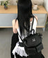 MUCENT(ムセント)/ミニ ポケット リュック バックパック/AREN TWO POCKET LEATHER MINI BACKPACK | AT1254078 | ブラック