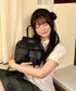 MUCENT(ムセント)/ミニ ポケット リュック バックパック/AREN TWO POCKET LEATHER MINI BACKPACK | AT1254078 | ブラック