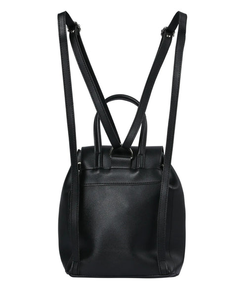 MUCENT(ムセント)/ミニ ポケット リュック バックパック/AREN TWO POCKET LEATHER MINI BACKPACK | AT1254078 | ブラック