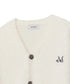 MUCENT(ムセント)/Vネック アンゴラ オーバーサイズ シャギー ニット カーディガン/POWDERY V-NECK ANGORA KNIT CARDIGAN | AT2254081 | アイボリー