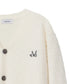 MUCENT(ムセント)/Vネック アンゴラ オーバーサイズ シャギー ニット カーディガン/POWDERY V-NECK ANGORA KNIT CARDIGAN | AT2254081 | アイボリー