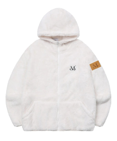 MUCENT(ムセント)/ボア フリース ジャケット/BOLLI CURLY FLEECE HOOD ZIP-UP | AT2254082 | アイボリー