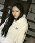 MUCENT(ムセント)/ボア フリース ジャケット/BOLLI CURLY FLEECE HOOD ZIP-UP | AT2254082 | アイボリー