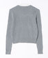MUCENT(ムセント)/Vネック クロップ ケーブル ニット/PRIMROSE V-NECK CROP KNIT | AT2254085 | グレー