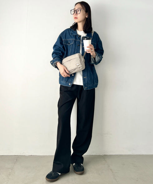 THE NORTH FACE(ザ・ノースフェイス)/軽量 スクエア ショルダーバッグ クロスバッグ/TRAVEL CROSS BAG S | IM1254100 | グレイッシュベージュ