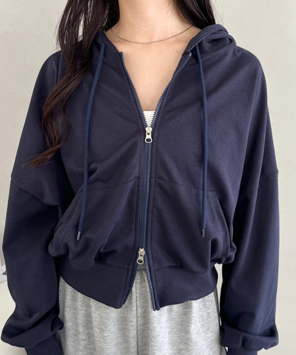 ダブルジップショートパーカー | CL2261009 | ネイビー