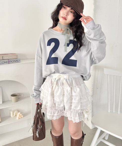 レースフリフリかぼちゃパンツ | SL2265014 | ホワイト